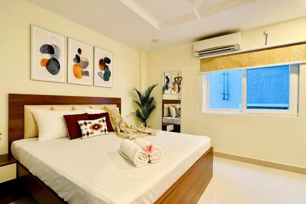 하이데라바드 Bluo 1Bhk Gachibowli - Terrace Garden, Lift 아파트 외부 사진